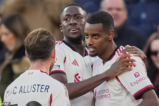 Alexander Isak admitted a weight had finally lifted after breaking his Premier League duck for Liverpool