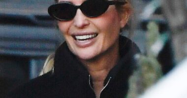 Ivanka Trump wore minimal make-up as she stepped out with her family in Aspen, Colorado
