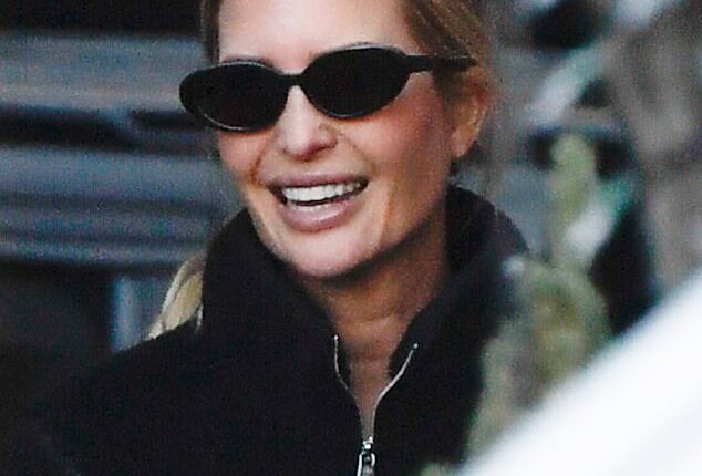 Ivanka Trump wore minimal make-up as she stepped out with her family in Aspen, Colorado