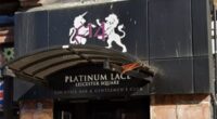The group racked up a £3,500 bill at Platinum Lace night club in London's Leicester Square