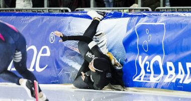 Jake Paul's fiancee Jutta Leerdam left Dutch Olympic Trials in tears after crashing