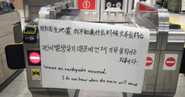 Japan Hit By Another Major Tremor Amid Megaquake Alert.