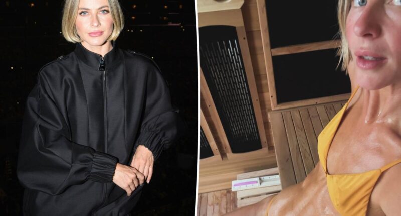 Julianne Hough turns up the heat with steamy, skin-baring sauna display