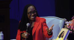 Ketanji Brown Jackson speaking during an event.