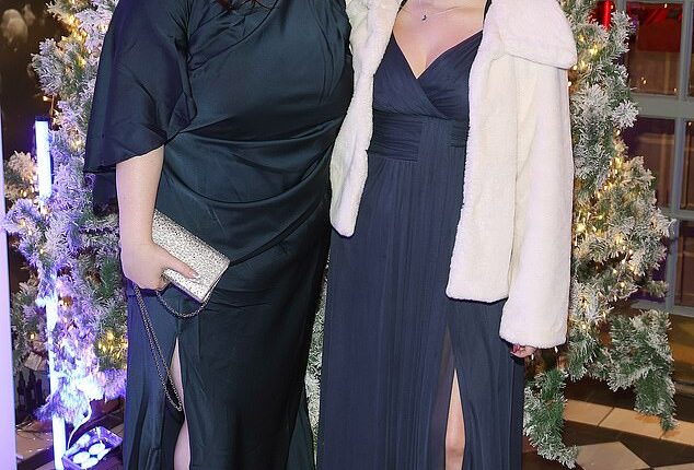 Brian Mcfadden and his family stepped out to enjoy a festive night on Friday for Keith Duffy's Foundation ChristmasBall at the Mansion House in Dublin (Molly and Lilly-Sue, pictured)