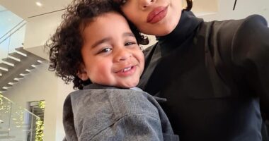 Khloe Kardashian showed all of her social media followers a shocking mishap her toddler son Tatum made over the weekend