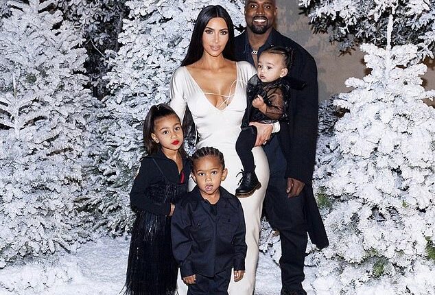 Kim Kardashian and Kanye West quietly reunited over the Christmas holidays, spending time together with their four kids in a rare show of unity after years of public tension (seen in 2018)