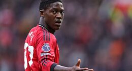 Kobbie Mainoo has been ruled out of Man United's game at Aston Villa through injury