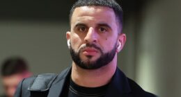 Kyle Walker and Lauryn Goodman were in the same restaurant as each other - the first time they've in the same room together since their court battle