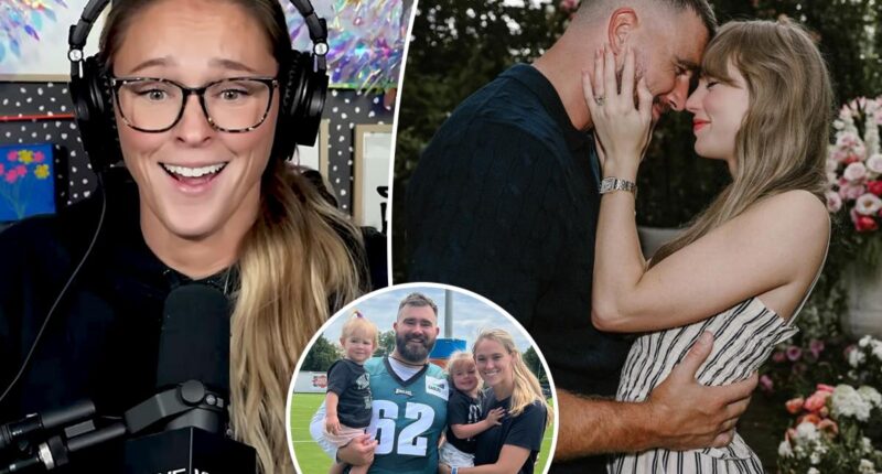Kylie Kelce doubts Travis' claim he 'never' argues with Taylor Swift