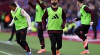Mo Salah was an unused substitute as Liverpool beat West Ham 2-0 at the London Stadium