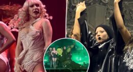 Lady Gaga halts Sydney concert after dancer falls off stage