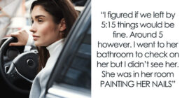 Lady’s Unpunctual Friend Casually Paints Her Nails Before Event, Mad When She Goes To Show Alone