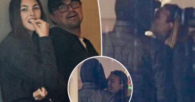 Leonardo DiCaprio and Vittoria Ceretti kiss in PDA moment