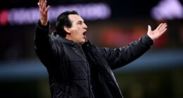 Unai Emery's Aston Villa are the former side in the country after winning their last 11 games