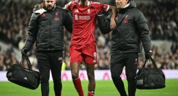 Liverpool striker Alexander Isak has undergone surgery to repair a fracture to his left leg