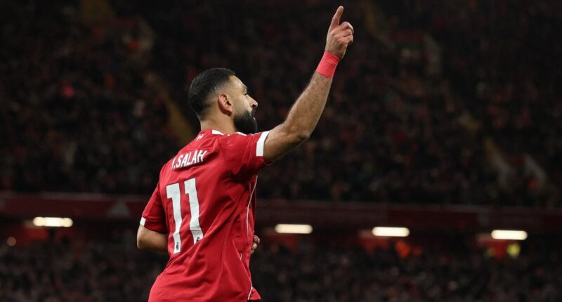 Liverpool v Brighton live: Premier League latest score and updates as Mohamed Salah sets up Hugo Ekitike goal for assist in possible final match