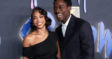 Lori Harvey & Damson Idris Serve MAJOR Couple Vibes In Cozy Club Flicks