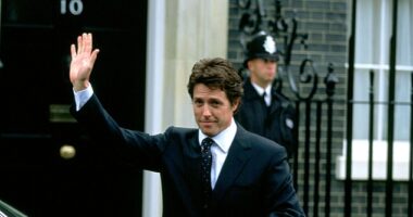 It’s a film guaranteed to return to our screens every Christmas and, 22 years on, it’s still endlessly quoted and recreated (pictured Hugh Grant)