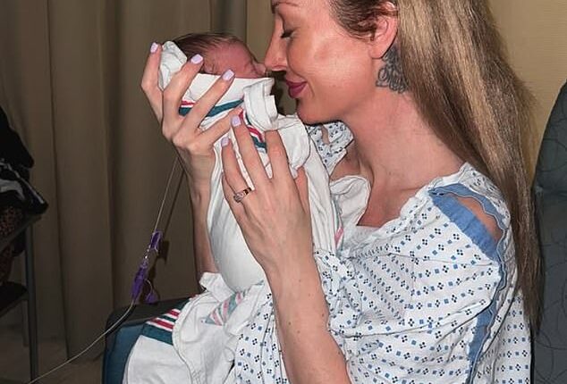 Love Island star welcomes her first child following secret pregnancy as she reveals tot's sweet name in surprise post