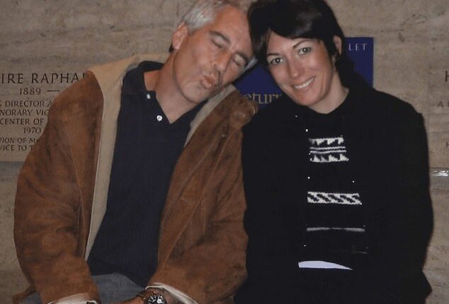 Pictured: Jeffrey Epstein and Ghislaine Maxwell together in an undated photo released by the Department of Justice on Friday