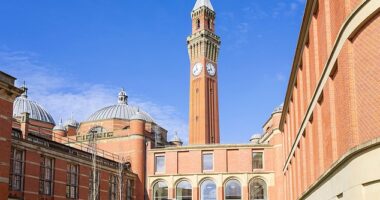 Birmingham University (pictured) says the traditional methods of assessment are measures of ¿smartness based on white privilege¿, adding that it is harder for students from ethnic minorities to do well
