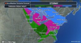 The National Weather Service has issued a winter storm warning for the Northeast, including New York City, where four to eight inches of snow may fall Friday night