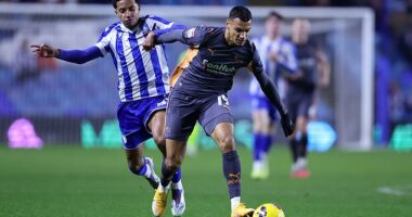 Manchester United and Liverpool have made enquiries for young left back Yisa Alao (left)