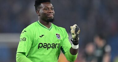 Andre Onana says he is living the 'best period of his life' on loan at Trabzonspor in Turkey