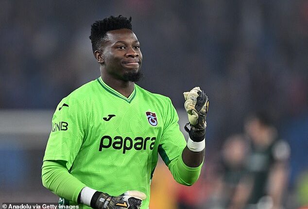 Andre Onana says he is living the 'best period of his life' on loan at Trabzonspor in Turkey