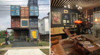 Man Uses 11 Shipping Containers To Build His 2,500 Square Foot Dream House, And The Inside Looks Amazing