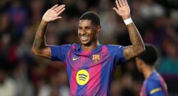 Rashford, who joined Barcelona on loan from his childhood club Manchester United at the beginning of the season has scored seven times and notched up 11 assists in 24 appearances