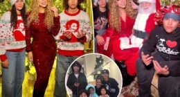 Mariah Carey's twins, 14, look all grown up in Christmas photo without dad Nick Cannon after siblings drama