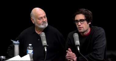 Michael Douglas spent 'a lot' of time talking to Rob Reiner about his son Nick Reiner's drug problems. Reiner and Nick are pictured together