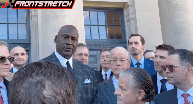 Michael Jordan and Jim France