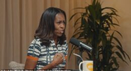 Michelle Obama revealed she hasn't always been the most patient parent, recalling a moment she lost her temper and told her children that she was 'done with parenting'