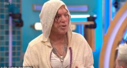 Mickey Rourke is potentially facing eviction from his home in Los Angeles after he allegedly failed to pay $59,100 in rent, according to court documents obtained by the Daily Mail; pictured on Celebrity Big Brother