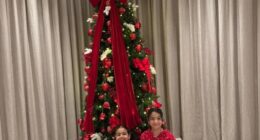 Mohamed Salah has attracted criticism and praise after his latest Christmas tree photograph