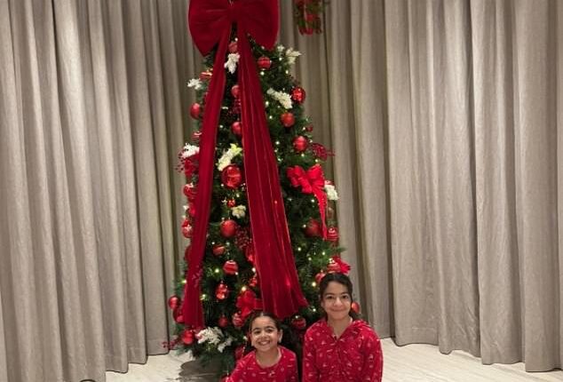 Mohamed Salah has attracted criticism and praise after his latest Christmas tree photograph