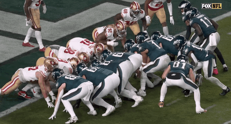 Eagles do the tush push play