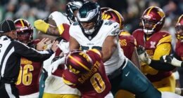 NFL Fines Eagles OL Tyler Steen After Fight vs. Commanders