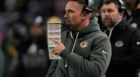 Green Bay Packers head coach Matt Lafleur had to deal with heaters going cold in Chicago