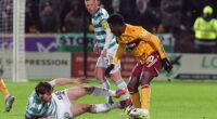 Tony Ralston fails to get to grips with Ibrahim Said during 2-0 defeat to Motherwell