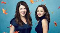 Lauren Graham and Alexis Bledel in Gilmore Girls: A Year in the Life key art - Netflix