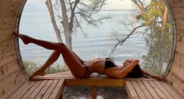 Nina Dobrev took to Instagram on Saturday to share bikini-clad content with her 27 million followers
