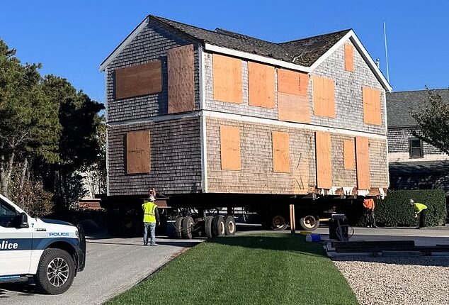 House moving has been a long tradition in Nantucket since the 1700s. Residents who wish to demolish their homes must allow a 30-day period where residents can snap it up for free and move it to a different location - some homes are even worth millions