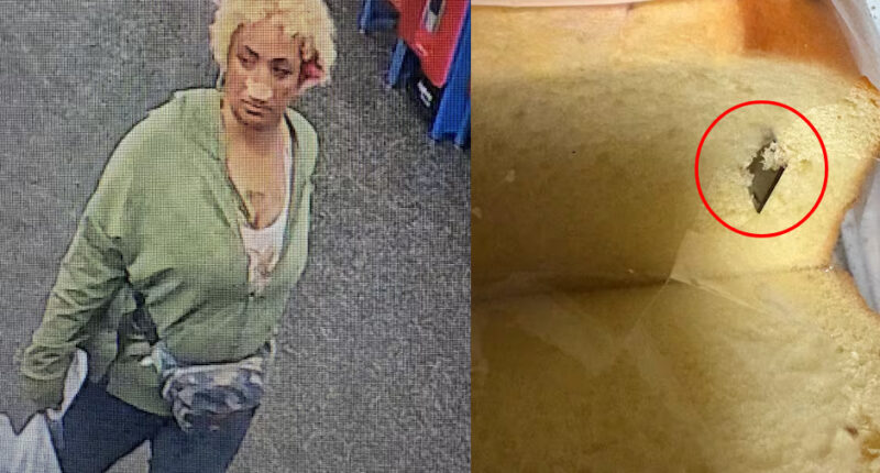PICTURED: Woman Stashed Razor Blades in Bread at Walmart