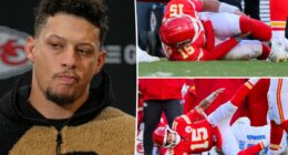 Patrick Mahomes vows to return ‘stronger than ever’ after suffering playoff-ending knee injury