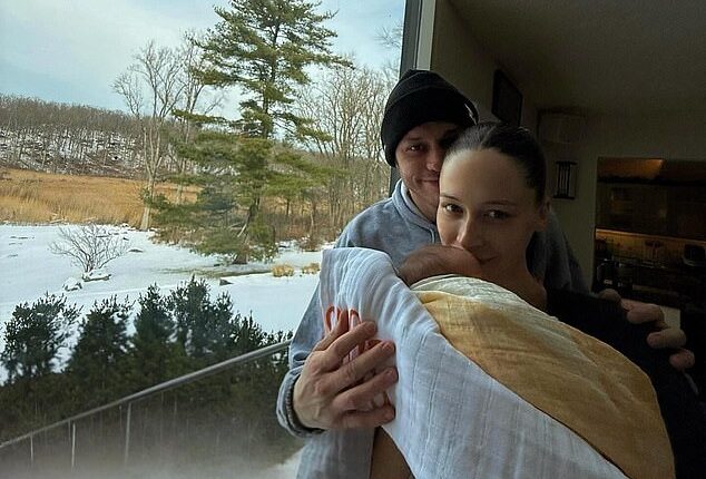 Pete Davidson is now officially a father as it was revealed Thursday that his model girlfriend Elsie Hewitt has given birth to their first child