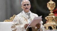 The 70-year-old pope, the first American ever to lead the Catholic Church, presided over the Holy Mass at 10am on the Solemnity of the Nativity of the Lord inside St Peter¿s Basilica, as thousands gathered in Rome and millions watched around the world